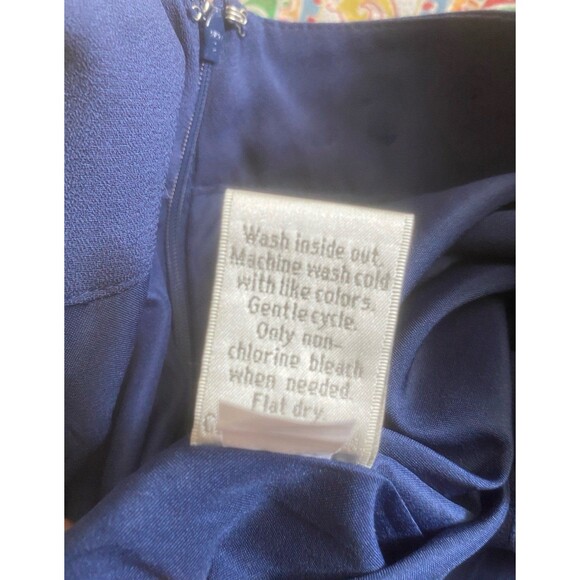 LAUREN CONRAD Women's SKORT Pleated Front Crepe Medieval Blue Skorts NEW SMALL - Picture 8 of 12